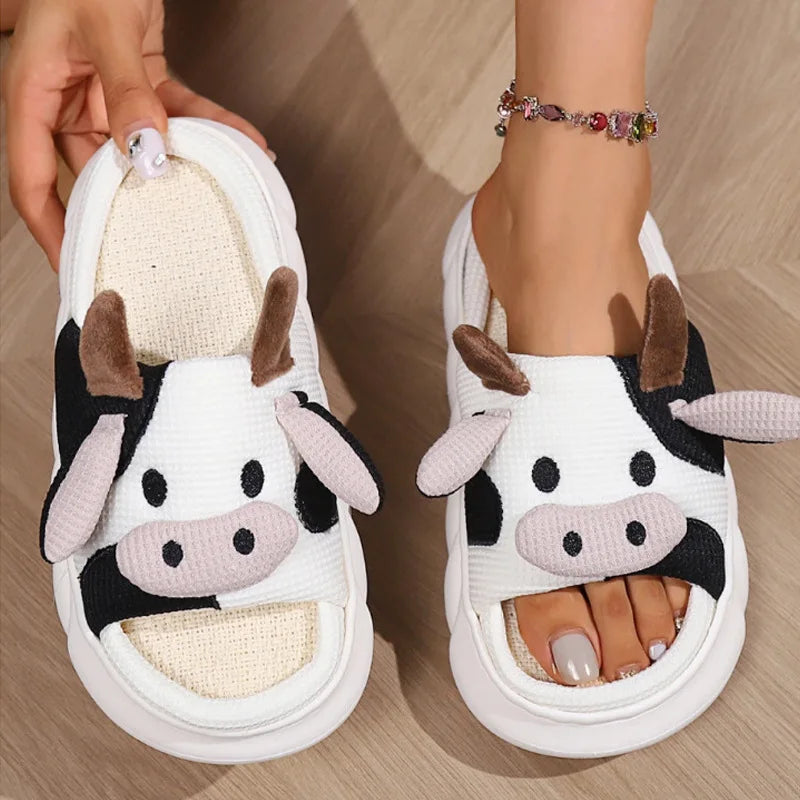 Comfy Cattle Slippers & Slides