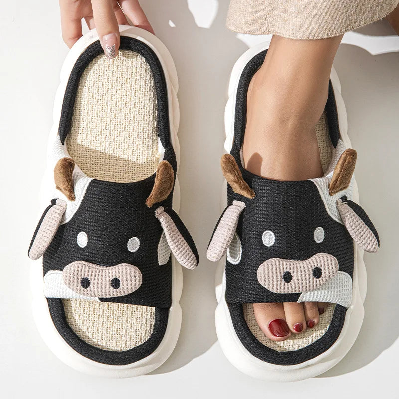 Comfy Cattle Slippers & Slides