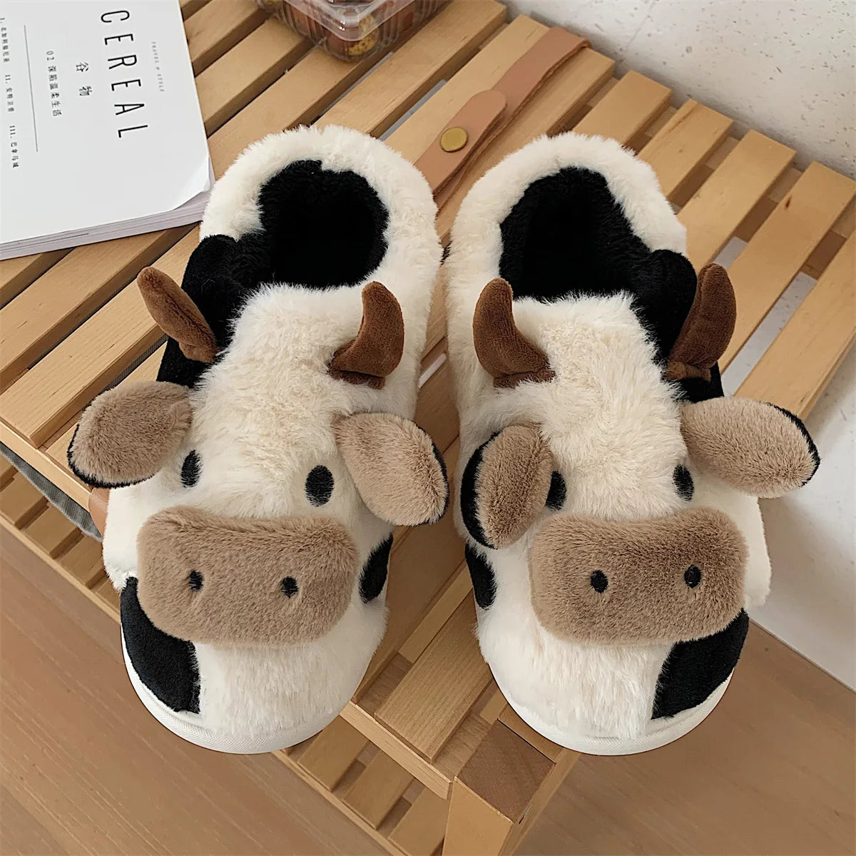 Comfy Cattle Slippers & Slides